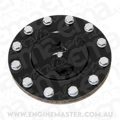 Aeroflow AF85-2000BLK Black Aluminium Fuel Cap *Anodised Black*-Gasket-Bolts