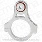 Aeroflow AF64-4103 Billet Exhaust Hangers 2.5" Polished with Soft Hitemp Boot