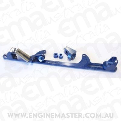 Aeroflow AF64-2002 Billet Throttle Cable Bracket Blue suits 4500 Style