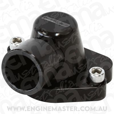 Aeroflow AF64-2056BLK 253 308 Holden Thermostat Housing Black No Heater Swivel