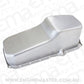 Aeroflow AF82-9414 Stock Oil Pan SBC Late '86 On Rh/Side Dipstick Raw