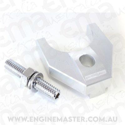 Aeroflow AF64-2093S Billet Distributor Hold Down Silver Large V2 Windsor & 351C