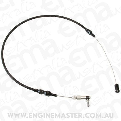 Aeroflow AF42-1101BLK Throttle Cable Stainless Steel 36" Long Black S/S AF42-1101Blk