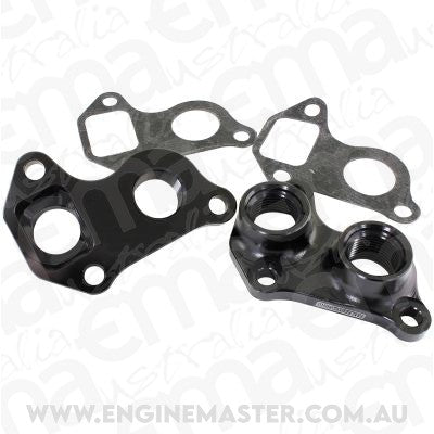 Aeroflow AF64-2241 Gm LS Water Pump Plates Adapter Block -10Orb (pair)