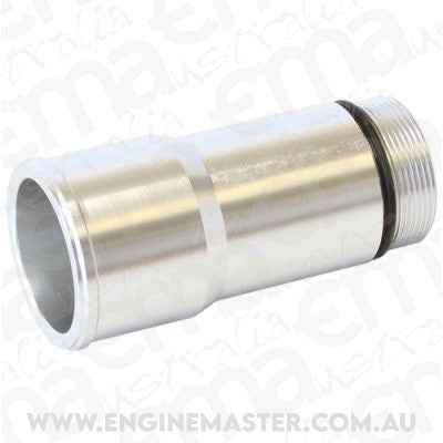 Aeroflow AF64-2080S 1.5" Radiator Hose Adapter Silver Short 2.75" Length Cvr