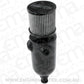 Aeroflow Performance Products AF77-1030BLK Universalersal Breat Tank 2x -8ORB 6.5x3.5" S/S Billet Breather