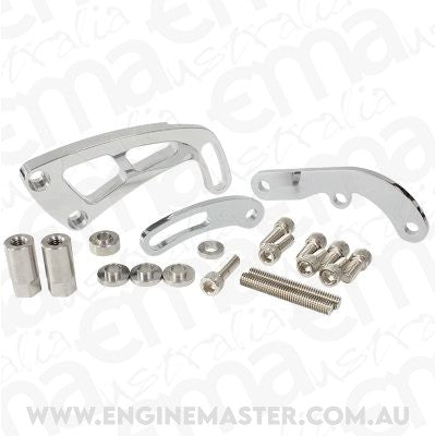 Aeroflow Performance Products AF64-4001 SBC Suit Mid Mount Psteer Pumpl/Side-Long Pump Bracket Only