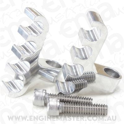 Aeroflow Performance Products AF64-9704 Polished 4 Wire Lead Separatorbolt Into Valve Cover Thread