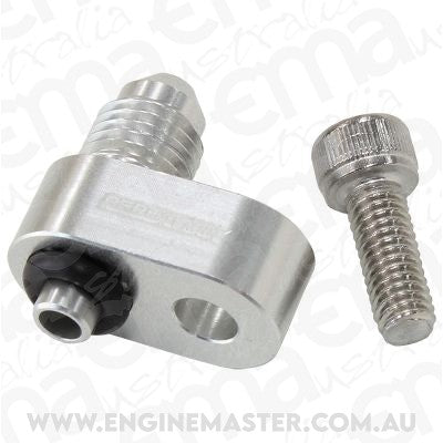 Aeroflow AF64-2186 Holden / Chev LS Water Cross- Over Adapter -4AN Male Nipple