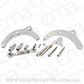 Aeroflow AF64-4003 BBC Suit Low Mount Alt Brack P/Side Short Pump - Polished