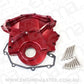 Aeroflow AF64-4358R Holden 304 308 Billet Timing Cover Accepts Mech Fuel Pump