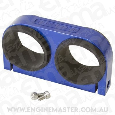 Aeroflow AF64-2902 Billet Fuel Pump Bracket Boschblue Dual suits Bosch / AF49