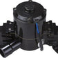 CVR CVR8550BK Chev SB 262-400 Proflo Max 55 GPM Black Billet Electric Water Pump