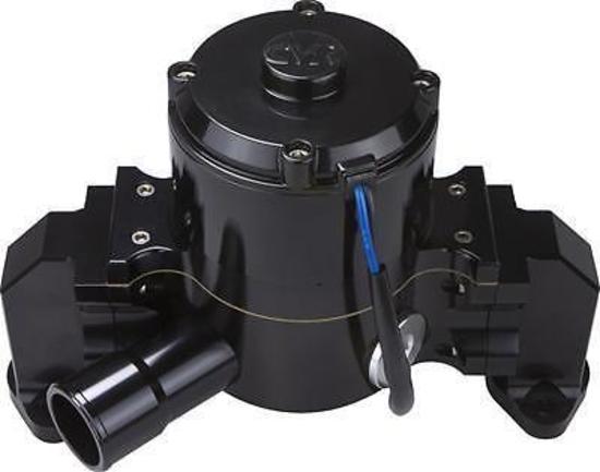CVR CVR8550BK Chev SB 262-400 Proflo Max 55 GPM Black Billet Electric Water Pump