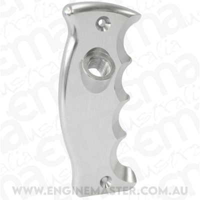 Aeroflow AF72-9913 BUTTON PISTOL GRIP SIDE PLATE DRIVERS SIDE HANDLE SILVER