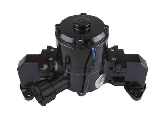 CVR CVR8554BK Chev BB Proflo Extreme 55 GPM Electric Water Pump Black Anodised