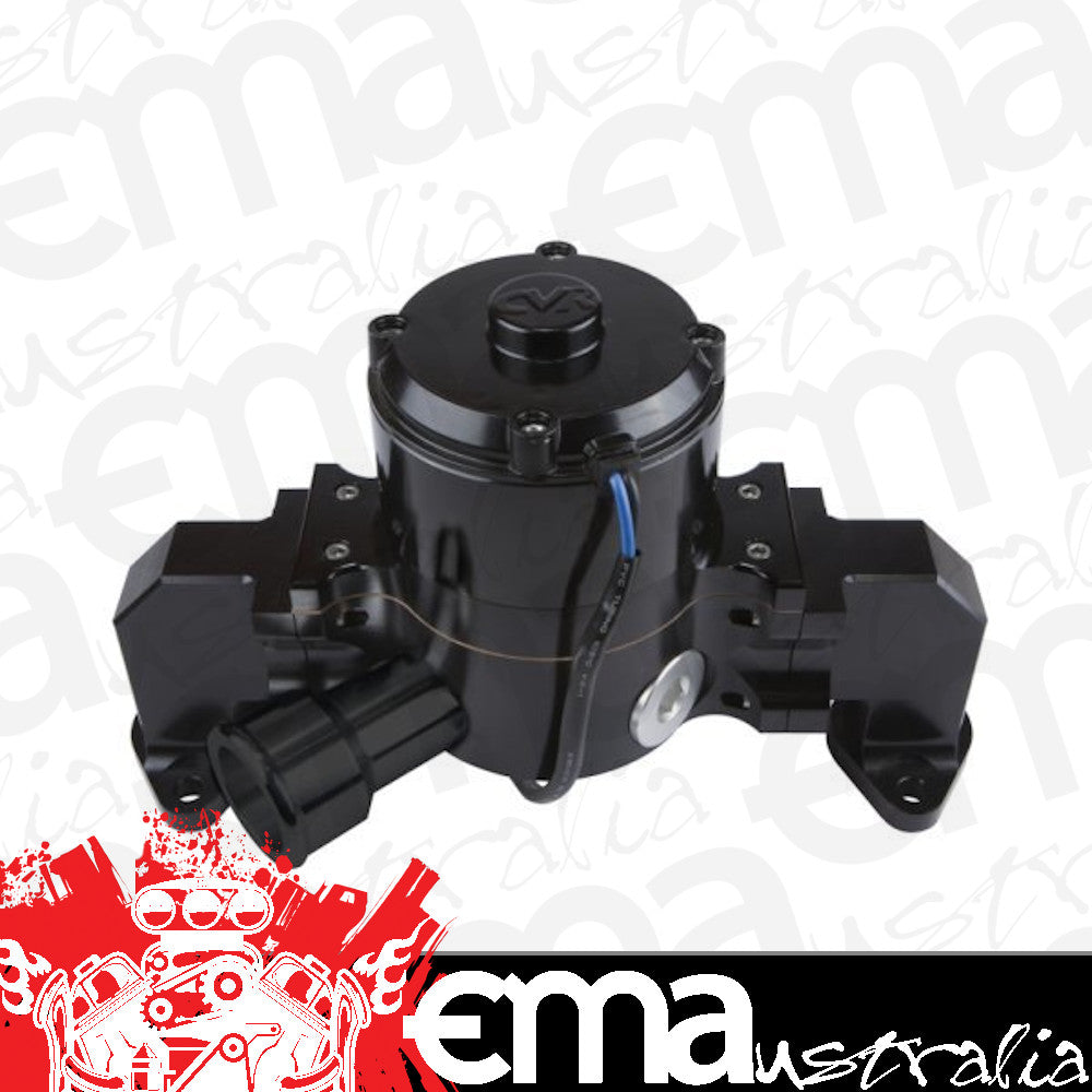CVR CVR8554BK Chev BB Proflo Extreme 55 GPM Electric Water Pump Black Anodised