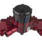 CVR CVR8554R 8554 Chev BB Proflo Extreme 55 GPM Electric Water Pump Red Anodised
