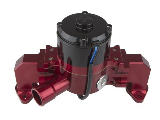 CVR CVR8554R 8554 Chev BB Proflo Extreme 55 GPM Electric Water Pump Red Anodised