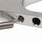 CVR CVRNO67CL Billet Nitrous Bottle Bracket Clear Anodized for 10/15lb Bottles