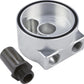 CVR CVROCS64 Ford Oil Filter Sandwich Adapter Billet Aluminium 1/2" NPT