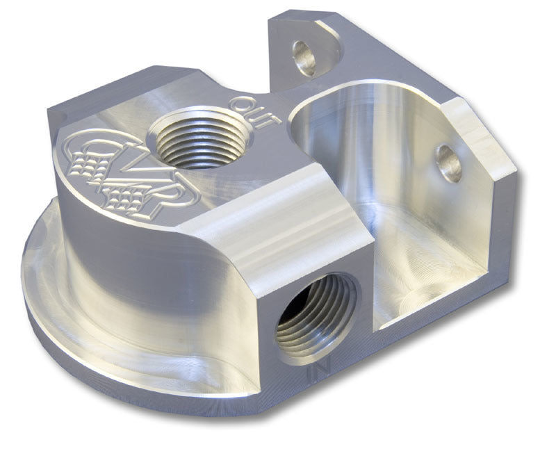 CVR CVROFM61 Universal Remote Oil Filter Mount Billet Aluminium