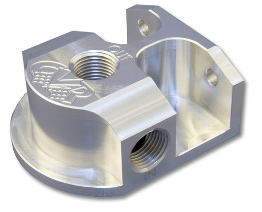 CVR CVROFM61 Universal Remote Oil Filter Mount Billet Aluminium
