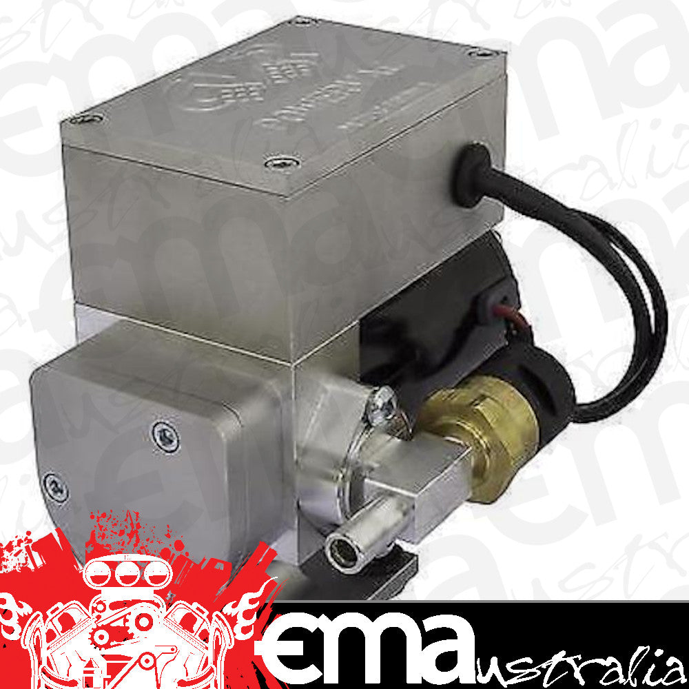 CVR CVRVP655 12 Volt Alloy Electric Vacuum Pump Vane Style Clear Anodised Finish