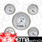 Classic Instruments CW00SLF Classic White - 5 Gauge Set 3-3/8" Speedo, 2-1/18" Fuel, Oil, Temp, Volts