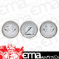 Classic Instruments CW04SLF Classic White - 3 Gauge Set 3-3/8" Speedo & 2x Dual