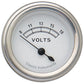 Classic Instruments CW30SLF Classic White - Volt Gauge 2-1/8"