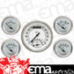 Classic Instruments CW35SLF Classic White 3-3/8" Ultimate & 2-1/8" Fuel, Oil,