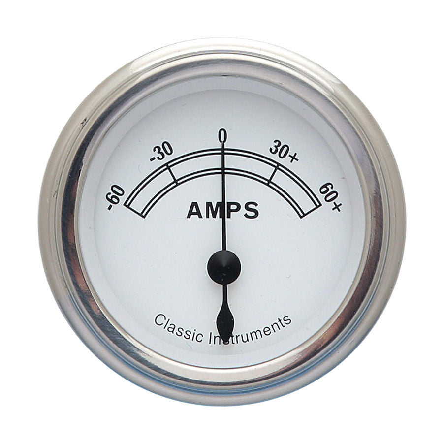 Classic Instruments CW66SLF Classic White 2-1/8" Amps