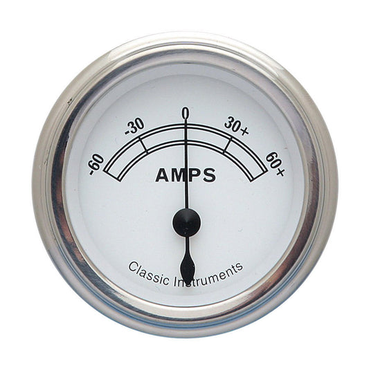 Classic Instruments CW66SLF Classic White 2-1/8" Amps