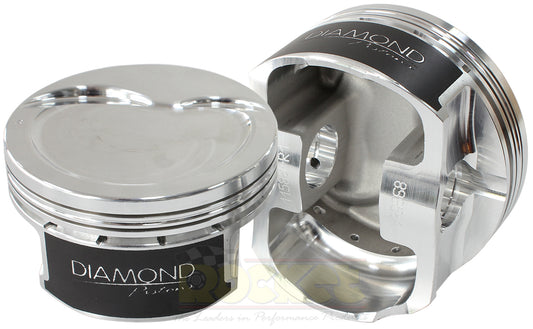 Diamond Pistons D11589-R1-8-STD Lsa Dish Top Forged Pistons 4.070" Bore 3.622" Stroke 6.098" Rod Length -11Cc Dome Volume