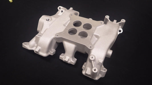 EMA-1126 EMA-1126 FORD Y BLOCK 272 292 312 INTAKE MANIFOLD 4 BARREL SATIN FINISH ()
