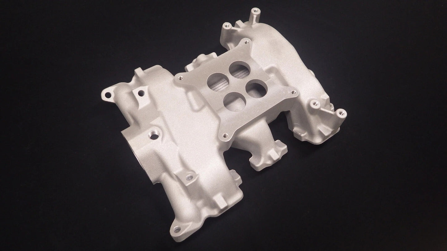 FORD Y BLOCK 272 292 312 INTAKE MANIFOLD 4 BARREL SATIN FINISH (EMA-1126)