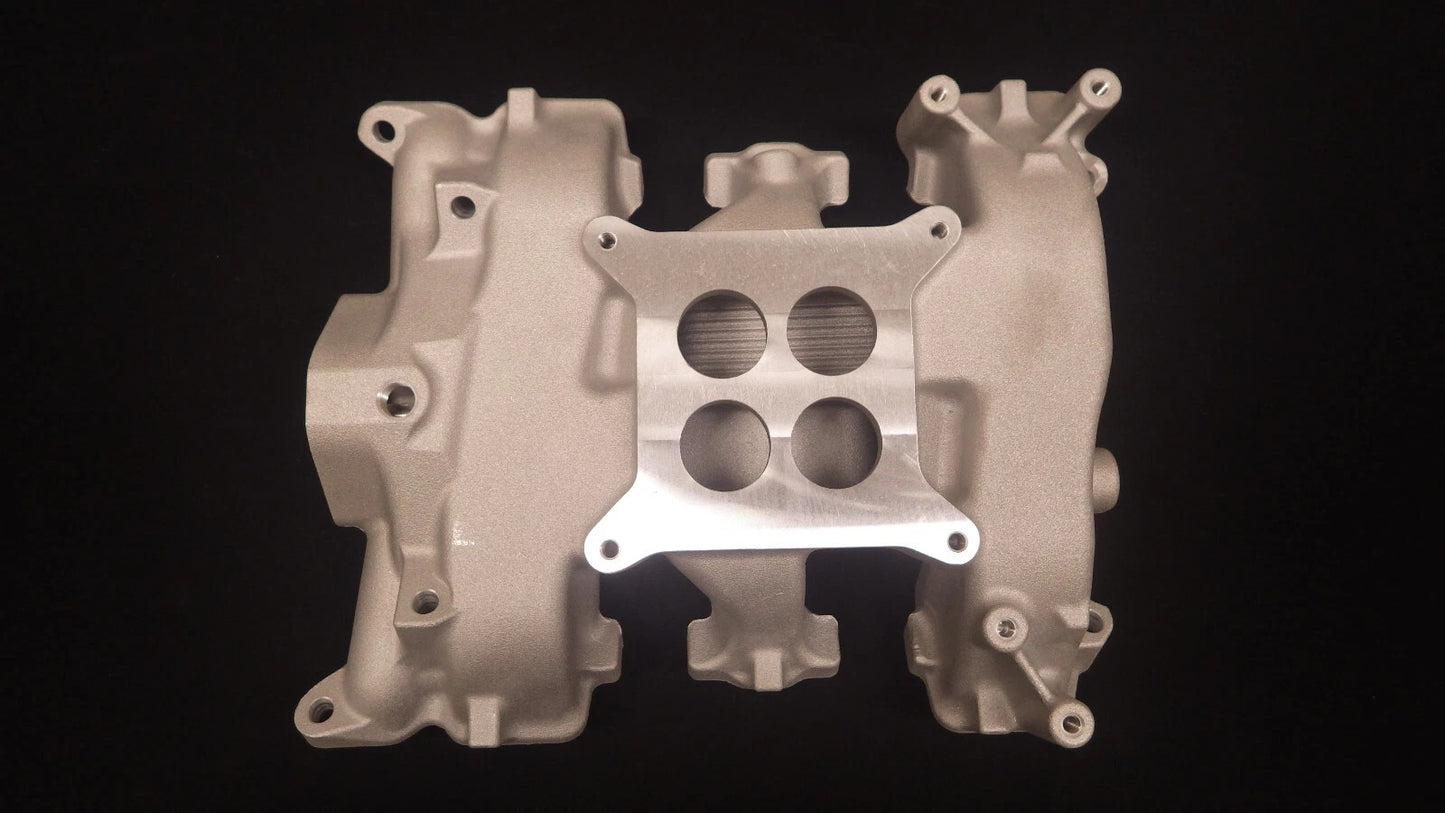 FORD Y BLOCK 272 292 312 INTAKE MANIFOLD 4 BARREL SATIN FINISH (EMA-1126)