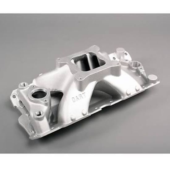 DART DA42411000 Clearance - Dar42411000 Chev SB 265-400 Single Plane Intake Manifold Square Bore