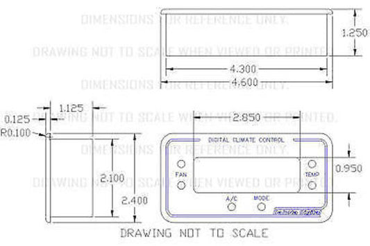 Dakota Digital DAKDCC-2200 Digital Climate Control System For Vinatge Air Gen-Ii