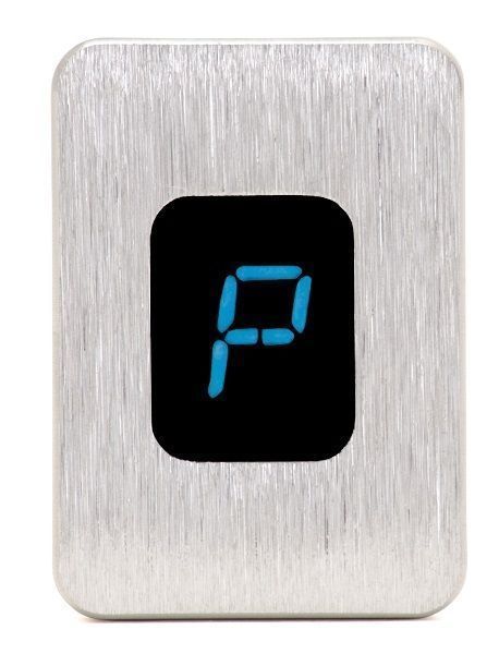 Dakota Digital DAKDGS-1B Rectangle Digital Gear Indicator Dash Mount Blue Led