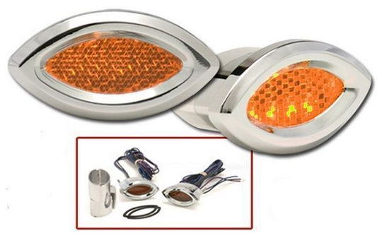 Dakota Digital DAKLDM-CA01 Cateye Led Marker Lights Orange