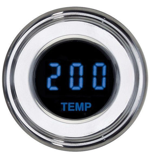 Dakota Digital DAKMCL-4073S 1-7/8" Mini Round Oil / Water Temperature Gauge