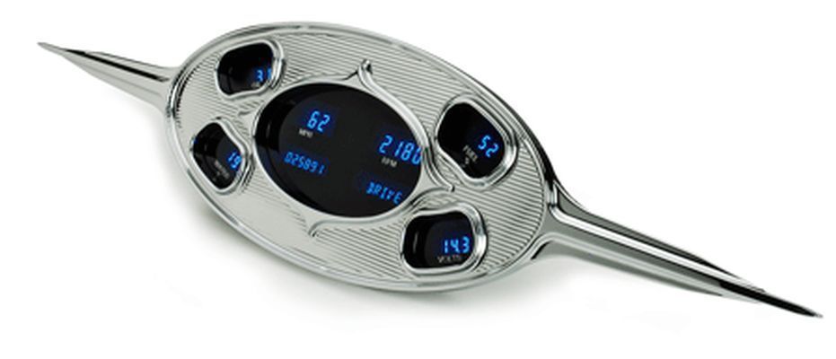 Dakota Digital DAKRET-2000 Retrotech 5 Gauge Kit Fuel Speedo Tach Volts Water