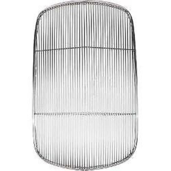 Dales DALB-8200-ID Polished S/S Grille Insert Suit 1932 Ford Passenger w/ No Crank Hole