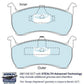 Bendix Brakes DB1108ULT Bendix Ultimate Front Brake Pads For Falcon Ea-Au All Models 88-00
