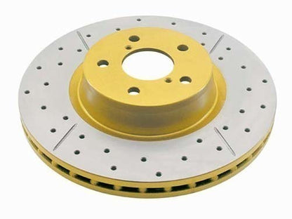 Disc Brakes Australia DBA014X Cross Drilled And Slotted Front Disc Rotor Holden Hq-Hj Hx-Hz Wb Utility/Panel Van Torana A9X