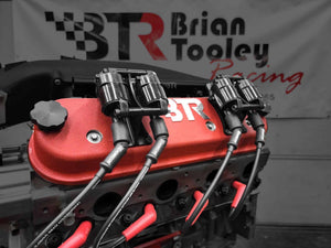 Brian Tooley Racing BTR-VCA-02-RED-CM LS Valve Covers Red