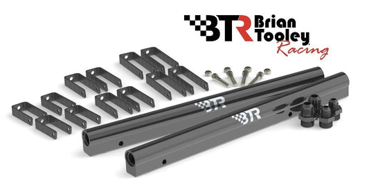 Brian Tooley Racing BTR-FRK-02-12 Trinity V2 Billet Fuel Rail Kit 12An