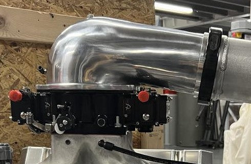 Advanced Product Design APD-4500HAT 4500 Polished Carb Hat 5? Inlet